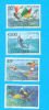 SERIE COMPLETE SPORTS NAUTIQUES ST VINCENT GRENADINES 1985 / MNH** / W 76 - Water-skiing