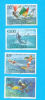 SERIE COMPLETE SPORTS NAUTIQUES ST VINCENT GRENADINES 1985 / MNH** / W 76 - Wasserski