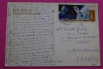 Lettre De Moscou URSS Russie YAR CCP  1967 : Espace Space Conquête De La Lune Russe  Carte Postale De Moscou Le Kremlin - Cartas & Documentos