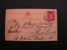 == Natal,  GPO  1897  -  Berlin Bestellt Postamte 64 - Natal (1857-1909)