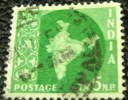 India 1957 Map Of India 5np - Used - Used Stamps