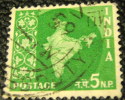 India 1957 Map Of India 5np - Used - Used Stamps
