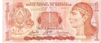 BILLETE DE HONDURAS DE 1 LEMPIRA AÑO 2006 (BANKNOTE) - Honduras