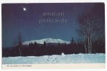 USA -Mt. KATAHDIN By MOONLIGHT - MAINE Mountain Night View -ME Postcard  [s2478] - Other & Unclassified