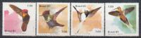 Brasil 1981 YT 1473-76 ** Fauna. Colibries. Ver Descripción Completa. - Neufs