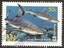 COCOS (KEELING) ISLANDS  - USED 2005 50c Sharks - Grey Reef Shark - Cocos (Keeling) Islands