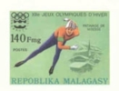 MADAGASCAR/Madagaskar 1975 Olympics Innspruk Skating 140Fmg DeLuxe Th  [prueba De Luxe Druckprobe épreuve Prova Proeven] - Inverno1976: Innsbruck