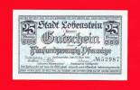 Lobenstein, Thüringen, Notgeld, 25 Pfennig, 1919, Selten - [11] Emisiones Locales