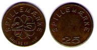 25 SPILLEMAERKE - Monétaires/De Nécessité