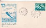 1-Sports-Water Ski-Sci Nautico-San Marino-Italy-1979-F.D.C.-European Championships-Campionati Europei - Water-skiing