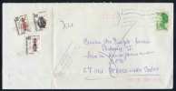 SCHILTIGHEIM - INSECTES  / 1985 LETTRE TAXEE  A  3.70 FRANCS  (ref 2216) - 1960-.... Covers & Documents