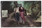 FARMERS COUPLE ROMANTIC WALK- FRANCE 1907s Postcard - AGRICULTURE-PEOPLE [s2492] - Sonstige & Ohne Zuordnung