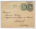 ENG162 - U.K. , Intero Da Earls Court Per Uskub (Turkey) 16 Jy 1907. Poco Fresco - Storia Postale