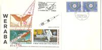 Sonderbrief  "WERABA Weltraum Briefmarkenausstellung Zürich"  Mit Block          1970 - Erst- U. Sonderflugbriefe