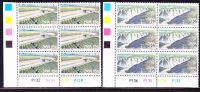 South West Africa - 1976 - Water And Electricity Supply - Complete Set Control Blocks Of 6 - Elektriciteit