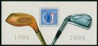 SOUVENIR PHILATELIQUE** De 2006 "Centenaire De L'OPEN DE FRANCE DE GOLF" Avec Son Encart Illustré (sous Blister) - Souvenir Blocks & Sheetlets