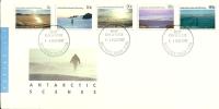 AUSTRALIA  FDC ANTARCTIC TERRITORY LANDSCAPES SERIES III 5 STAMPS  DATED 11-03-1987 JANALI CTO SG? READ DESCRIPTION !! - Briefe U. Dokumente