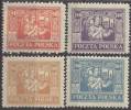 POLAND - SILESIAN MINERS GROUP (**MNH) 4 STAMPS  - 1923 - Ungebraucht