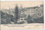 F F S 926 / C P A   - LUXEMBOURG - LES ROCHERS DU BOCK ET LA VILLE HAUTE  -L'ALZETTE COULANT AU PIED DES ROCHERS - Esch-sur-Alzette