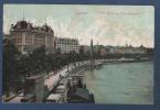 CP LONDON - THE THAMES EMBANKMENT - E.S. COPYRIGHT N°819 - 1907 - River Thames