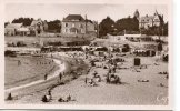 CPSM 44 BATZ SUR MER LA PLAGE ET L EGLISE - Batz-sur-Mer (Bourg De B.)