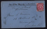 B5008 Cape Of Good Hope 1902, Cover Queenstown To UK - Capo Di Buona Speranza (1853-1904)