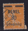 Memel MiNr. 21x Gest. Gepr. - Memel (Klaïpeda) 1923
