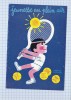 CPM Illustrée Par MORVAN & KOUPER - Jeune Joueur De Tennis - Jeunesse Au Plein Air - Tennis