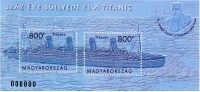 HUNGARY-2012. Souvenir Sheet - Titanic Cpl.set MNH!! - Ongebruikt