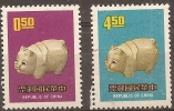 CHINA - 1970 New Year. Scott 1696-7. MNH ** - Nuovi