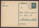 Poland Vorläufer Deutsches Reich Postal Stationery Ganzsache Entier Ebert HINDENBURG (Oberschlesien) 1929 (2 Scans) - Postkarten