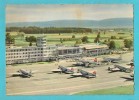 SVIZZERA AEROPORTO FLUGHOF ZURICH KLOTEN CARTOLINA FORMATO GRANDE VIAGGIATA NEL 1954 - Kloten