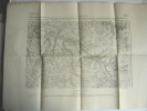 CARTE GRAVURE DE 1882 DE LOCHES  1/80 000 Print - Topographische Karten