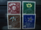 000 1949 Alpenblumen  Fleurs Des Alpes   Alpine Flora - Unused Stamps