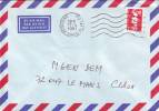 LETTRE FORT DE FRANCE MESSAGERIE MARTINIQUE COURONNE INVERSEE 1991. BRIAT - Briefe U. Dokumente