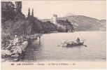 LAC D'ANNECY - Duingt - Le Port Et Le Château - LL ( Bateaux, Barque, Pêcheur, Femme Et Enfants) - Duingt
