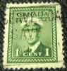 Canada 1942 War Effort King George VI 1c - Used - Usati