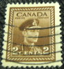 Canada 1942 War Effort King George VI 2c - Used - Usati