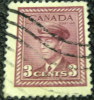 Canada 1942 War Effort King George VI 3c - Used - Gebraucht