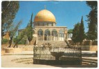 Jerusalem, Old City, Mosque Of Omar (Dome Of The Rock), Site Of The Jewish Temple, 1969 Used Postcard [10755] - Andere & Zonder Classificatie