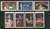 1986 Mongolia Circo Circus Cirque Set MNH** C174 - Circus