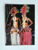 Carte Postale Ancienne : TAHITI : Les Coulisses De La Danse : 2 Jeunes Filles - Polynésie Française