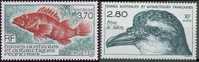 TAAF Terres Australes Yvert 189/190 ** Prion De Salvin  Rascasse - Unused Stamps