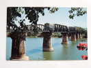 Carte Postale Ancienne : THAILAND :The Bridge On The River Kwai With Train - Thaïlande