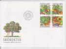 SUECIA  2003  FDC Sobre De Primer Día De Circulación   "VEGETABLES - SKÖRDETID"  S-1053 - Unused Stamps