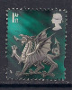 WALES GB 1999 - 02 QE2 1 St CLASS DEFINITIVE USED STAMP SG W84. ( B775 ) - Gales
