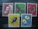 1956 Insectes Papillons Schmetterlinge  Butterfly - Unused Stamps