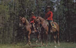 Canada -Postcard-Two Members Of The Royal Canadian Mounted Police-unused - Polizei - Gendarmerie