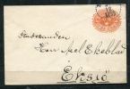 Sweden 1899 Postal Stationary   Cover To Eksio - Covers & Documents