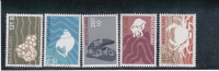 Netherlands Scott # B419-23 Marine Life Used Set Of 5    Catalogue $1.85 - Used Stamps